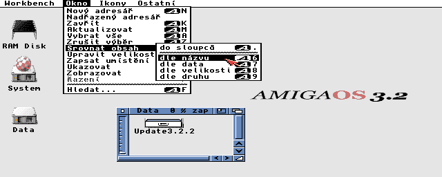 AmigaOS 3.2 s českou lokalizací