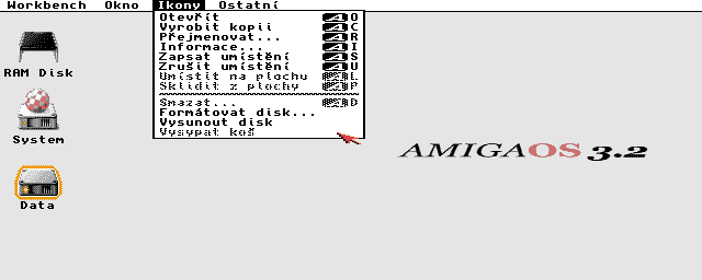 AmigaOS 3.2 s českou lokalizací