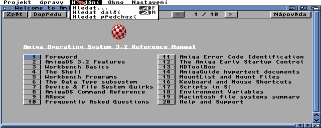 AmigaOS 3.2 s českou lokalizací
