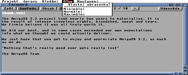 AmigaOS 3.2 s českou lokalizací