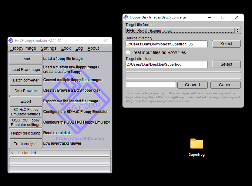 HxC Floppy Emulator software