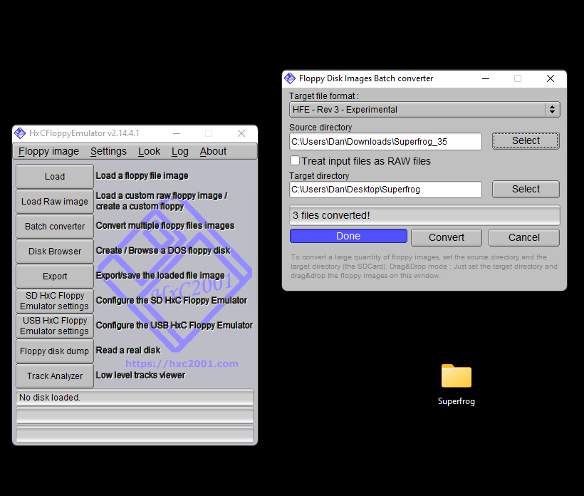 HxC Floppy Emulator software