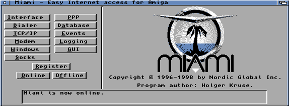 Miami - Easy Internet Access for Amiga